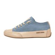 Buffed leather and suede sneakers ROCK S