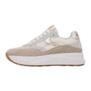 Suede and technical fabric sneakers LANA FRESH