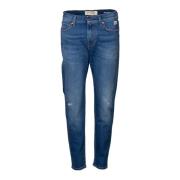 Dapper Carrot Fit Cropped Jeans