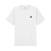 Minimalistisk Small Heart Hvid T-shirt