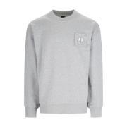 Grå Sweaters med Elg Design