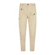 Sten Beige Cargo Bukser