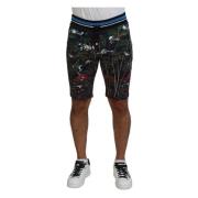 Vulkanprint Casual Shorts