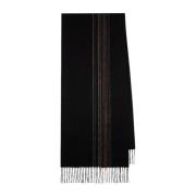 Lambswool-Cashmere 'Signature Stripe' Scarf