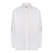 Hvid Bomuldsskjorte Langærmet