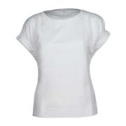 Hvid Ærmeløs OMOI T-shirt