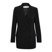 Klassisk Sort Blazer Jakke