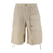 Nylon Cargo Shorts Beige Tunisia