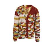 Bomuld Cardigan MultiColour Sweater