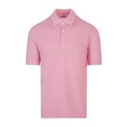 Pink Polo Shirt Short Sleeve