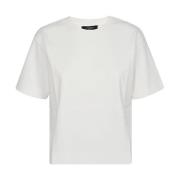 Klassisk Hvid Bomuld T-shirt