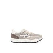 Beige Sneakers med Ruskind Indsatser