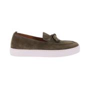 Suede Slip-On Moccasin med Tassels