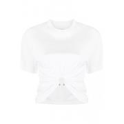 Hvid T-shirt Mode Luksus