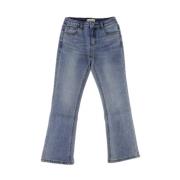 Vintage Flare Jeans i Lys Denim