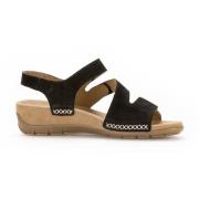 Stilfuld damesandal i nubuck