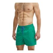 Broderet logo badeshorts - Slim Fit