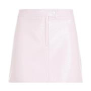 Pink & Purple A-Line Mini Skirt