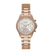 Gemini Rosegold Zirconia Analog Ur