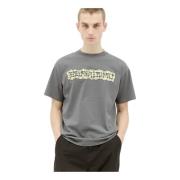 Grafisk Print T-Shirt med Crew Neck