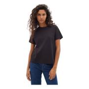 Klassisk Sort Tee Top