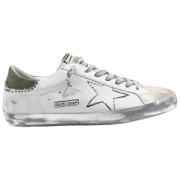 Superstar White Military Green Sneakers