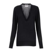 Luksus Sort Cashmere Sweater