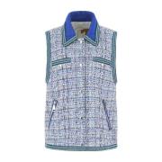 Oversize Multifarvet Tee Vest