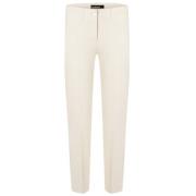 Ivory Straight Leg Pant with Belt