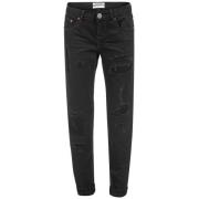 Sorte Slidte Jeans - Ny Kollektion