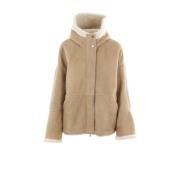 Vendbar Shearling Frakke