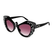 Swarovski Cat-Eye Oversized Solbriller