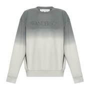 Sweatshirt med broderet logo