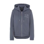 Zip Hoodie Sweater Grå