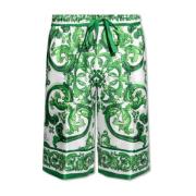 Shorts med 'Majolica' Print