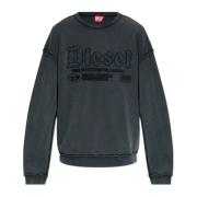 Sweatshirt med rå finish S-BOXT-RAW