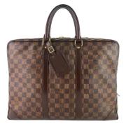 Pre-owned Canvas louis-vuitton-tasker