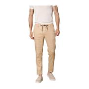 Ekstra Slim Bomuld Linned Jogger Bukser