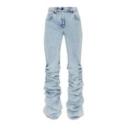 Jeans med dekorative ben