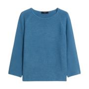 Afslappet-fit Bomuld Boatneck Sweater