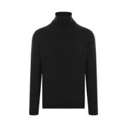 Sort Merinould Turtleneck Sweater