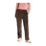 Hyggelige Straight Corduroy Chino Bukser