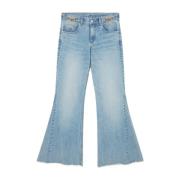 Lys Blå Bootcut Jeans