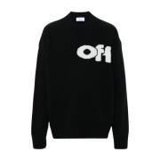 Ribstrikket Logo Sweater