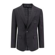 Uld Blazer med Peak Revers