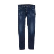 Blå Bomuld Denim Jeans SS22