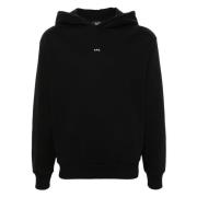 Micro Logo Print Hoodie