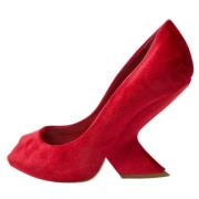 Pre-owned Velour heels