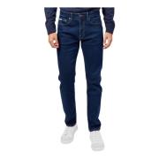 Slim Fit Blå Denim Jeans