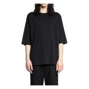 Sort Grafisk Print Oversized T-Shirt